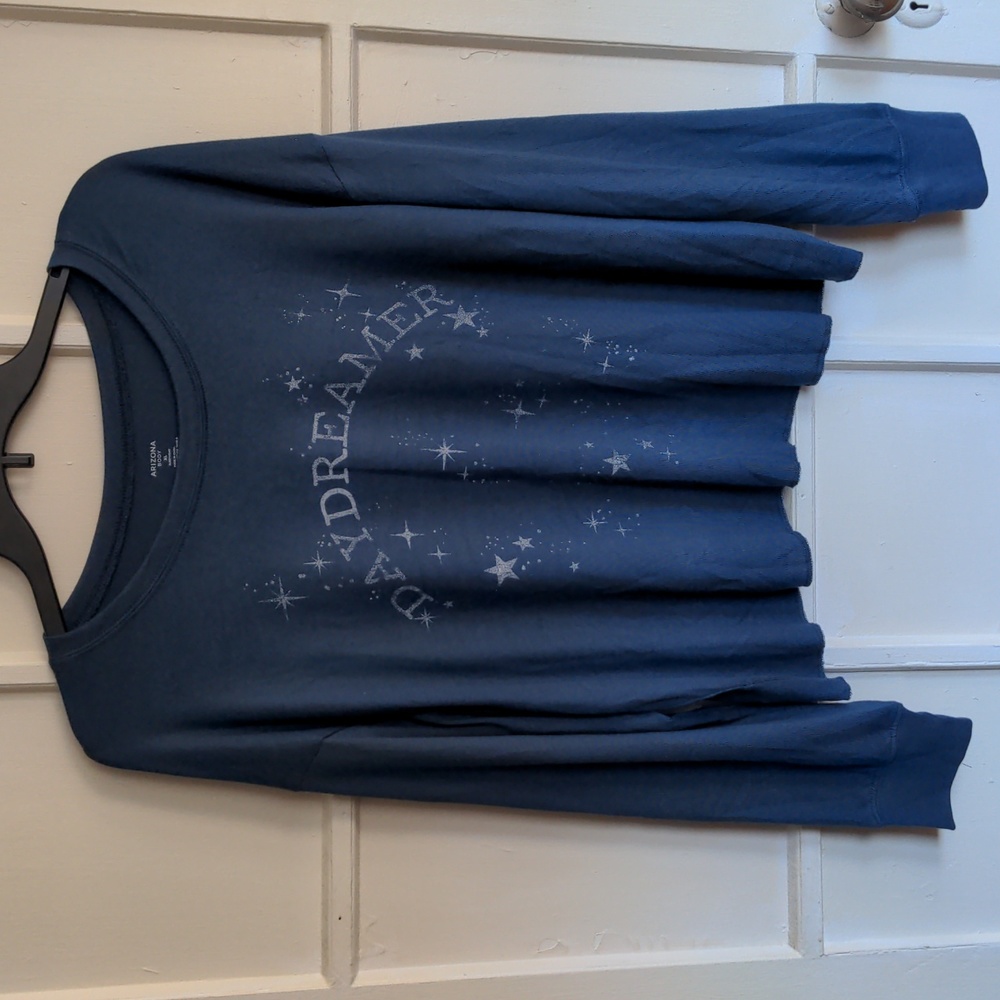 NWT Arizona Body Sleepwear Daydreamer Shirt Top Size XL
